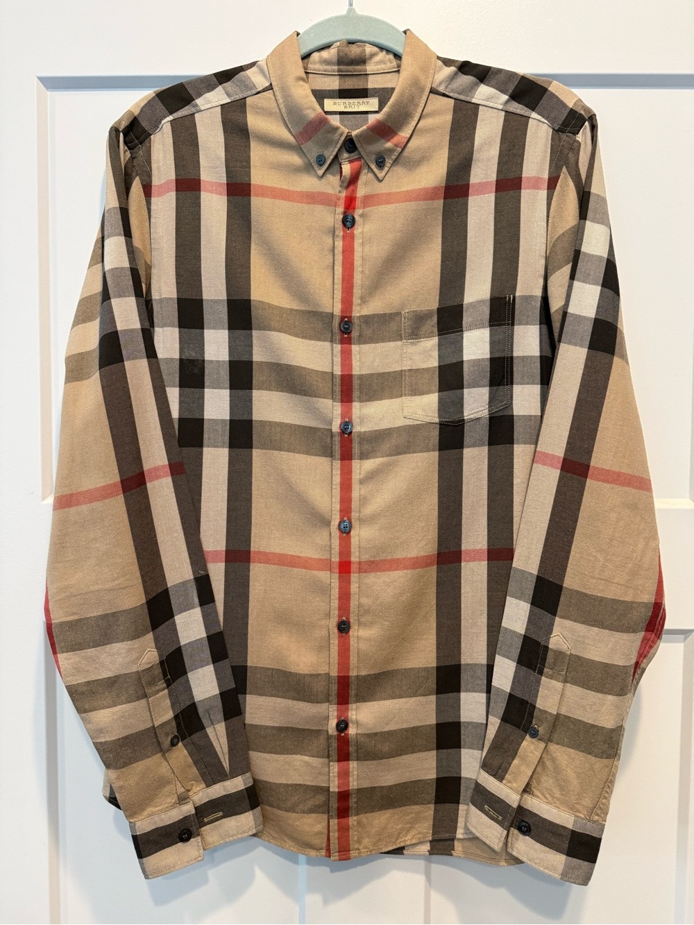 Burberry Brit Classic Burberry Check Button-Down Shirt
